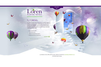 Loren Academic Services Web Design
